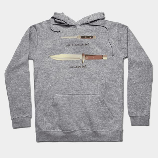 This Is Not a Knife Hoodie by ptmilligan